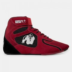 Спортивные женские кроссовки Chicago High Tops (Red/Black) Gorilla Wear BT-547 фото