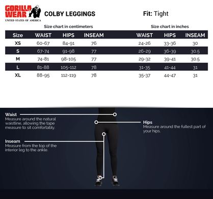 Спортивные женские леггинсы Colby Leggings (Gray) Gorilla Wear  Lj-620 фото