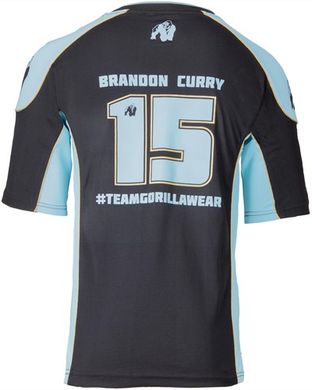 Спортивная мужская футболка  Athlete T-shirt (Brandon Curry) Gorilla Wear F-99 фото