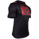 Спортивна чоловіча футболка Fresno T-shirt (Black/Red)  Gorilla Wear F-566 фото 2