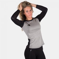 Спортивная женская футболка Mineola Longsleeve (Gray) Gorilla Wear FjL-153 фото