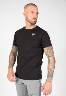 Спортивная мужская футболка  Johnson T-shirt (Black) Gorilla Wear F-157 фото