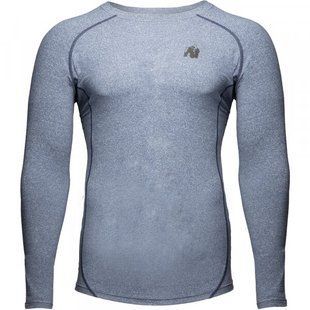 Спортивная мужская футболка Rentz Long Sleeve (Blue) Gorilla Wear  LS-59 фото