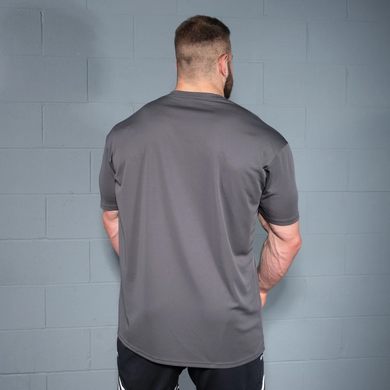 Better Bodies Mesh Standard Tee (Grey) спортивна чоловіча футболка для бодібілдингу. F-1510 фото