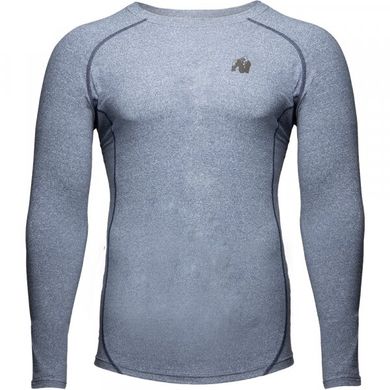 Спортивная мужская футболка Rentz Long Sleeve (Blue) Gorilla Wear  LS-59 фото
