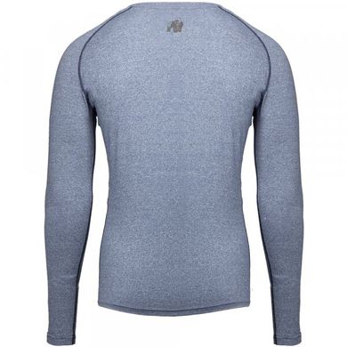 Спортивная мужская футболка Rentz Long Sleeve (Blue) Gorilla Wear  LS-59 фото