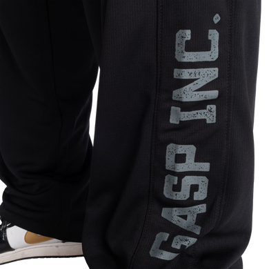Gasp Inc Mesh Pants (Black/Red) спортивные мужские штаны для бодибилдеров. MhP-1334 фото