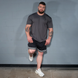 Better Bodies Mesh Standard Tee (Grey) спортивна чоловіча футболка для бодібілдингу. F-1510 фото 6