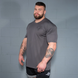 Better Bodies Mesh Standard Tee (Grey) спортивна чоловіча футболка для бодібілдингу. F-1510 фото 3