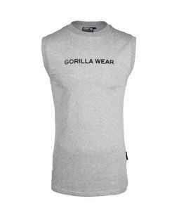 Gorilla Wear Sorrento Sleeveless (Gray) спортивна чоловіча безрукавка для бодібілдингу BS-151 фото