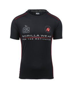 Gorilla Wear Broxton T-Shirt (Black) спортивна чоловіча футболка для бодібілдингу. F-1244 фото