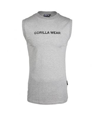 Спортивна чоловіча безрукавка Sorrento Sleeveless (Gray)  Gorilla Wear BS-151 фото