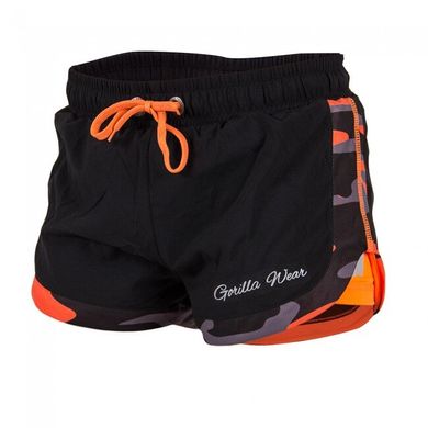 Спортивные женские шорты Denver Shorts (Neon Orange) Gorilla Wear  ScJ-593 фото