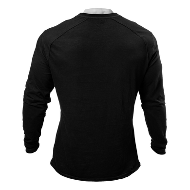 Спортивная мужская футболка Throwback LS Tee (Black) Gasp LS-850 фото