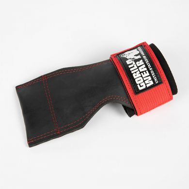 Спортивные унисекс захваты Lifting Grips (Black/Red) Gorilla Wear LG-1101 фото