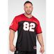 Спортивная мужская футболка Trenton Football Jersey (Black/Red) Gorilla Wear  F-749 фото 1