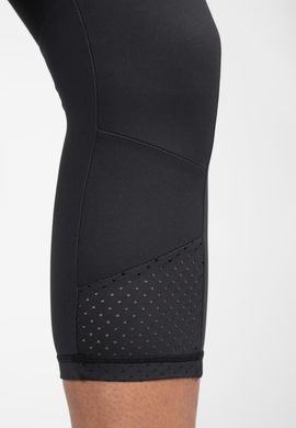 Спортивні жіночі легінси Monroe Cropped Leggings (Black) Gorilla Wear  LJ-482 фото