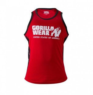 Спортивная мужская майка Stretch Tank Tango (Red) Gorilla Wear  M-311 фото