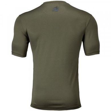 Спортивна чоловіча футболка Branson T-shirt Army (Green/Black) Gorilla Wear F-903 фото