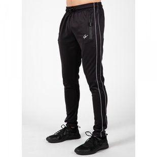 Спортивні чоловічі штани Wenden Track Pants (Black/White) Gorilla Wear TrP-1142 фото