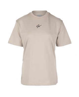 Gorilla Wear Bixby Oversized (Beige) спортивна жіночі футболка для фітнесу. Fj-1550 фото