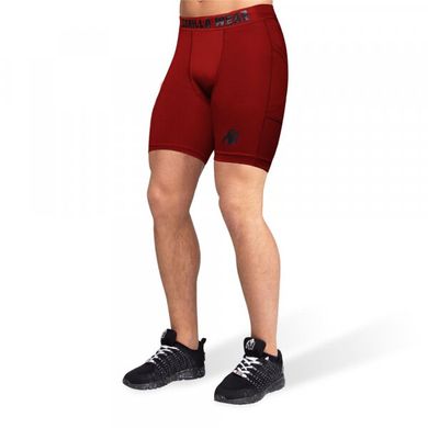 Спортивні чоловічі шорти Smart Shorts (Burgundy Red) Gorilla Wear  ShC-29 фото