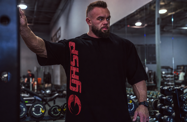 GASP Iron Tee (Timber) чоловіча спортивна футболка для бодібілдингу. F-1524 фото