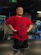 Gasp GK Slub Iron Tee (Washed Chili Red) мужская спортивная футболка для бодибилдинга F-1437 фото 7