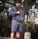 Gasp Iron Camp Dynamic Shorts 8&rdquo; (Washed Black) спортивні чоловічі шорти для бодібілдингу. SwS-1482 фото 7