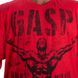 Gasp GK Slub Iron Tee (Washed Chili Red) мужская спортивная футболка для бодибилдинга F-1437 фото 4