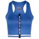 Спортивний жіночий топ Mesa Zip Crop Top (Blue) Gorilla Wear SB-595 фото 3