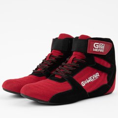 Спортивні унісекс кросівки Gwear Pro High Tops (Black/Red) Gorilla Wear BT-698 фото