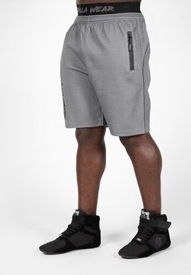 Спортивные мужские шорты MERCURY MESH SHORTS (GRAY/BLACK) Gorilla Wear  MSh-69 фото