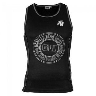 Спортивна чоловіча майка Kenwood Tank (Black/Silver)  Gorilla Wear M-699 фото
