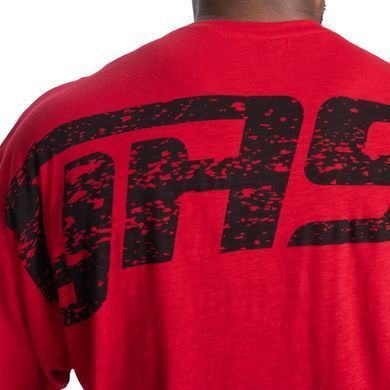 Gasp GK Slub Iron Tee (Washed Chili Red) спортивна чоловіча футболка для бодібілдингу F-1437 фото
