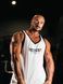 XXXL Explosivefibres "Victory" 100% Cotton Box Cut Tank (Ghost White) спортивна чоловіча майка для бодібілдингу. M-1461 фото 1