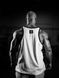 XXXL Explosivefibres "Victory" 100% Cotton Box Cut Tank (Ghost White) спортивна чоловіча майка для бодібілдингу. M-1461 фото 2