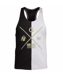 Спортивна чоловіча майка Sterling Stringer (Black/Gray) Gorilla Wear  M-314 фото
