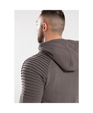 Спортивная мужская кофта Georgia Zipped Hoodie (Gray) Gorilla Wear ZH-1373 фото