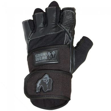 Спортивные мужские перчатки Dallas Wrist Wrap Gloves Gorilla Wear  PT-597 фото