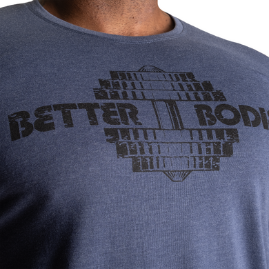 Спортивная мужская футболка Recruit Tee (Sky Blue) Better Bodies  F-753 фото