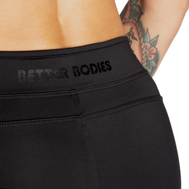 Спортивные женские шорты Shaped Hotpants (Black) Better Bodies ShS-1306 фото