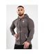 Спортивная мужская кофта Georgia Zipped Hoodie (Gray) Gorilla Wear ZH-1373 фото 1