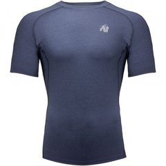 Спортивная мужская футболка Lewis T-shirt (Navy Blue) Gorilla Wear F-957 фото