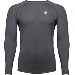 Спортивная мужская футболка Rentz Long Sleeve (Dark Gray) Gorilla Wear LS-85 фото