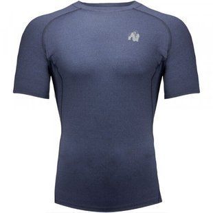 Спортивна чоловіча футболка Lewis T-shirt (Navy Blue) Gorilla Wear F-957 фото