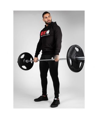 Спортивна чоловіча худі Classic Hoodie (Black) Gorilla Wear HS - 252 фото