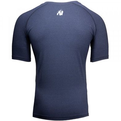 Спортивна чоловіча футболка Lewis T-shirt (Navy Blue) Gorilla Wear F-957 фото