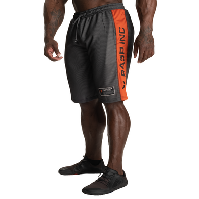 Спортивные мужские шорты No1 mesh shorts (Black/Flame) Gasp MhS- 126 фото