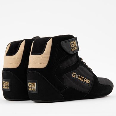 Спортивні унісекс кросівки Gwear Pro High Tops (Black/Gold) Gorilla Wear BT-754 фото